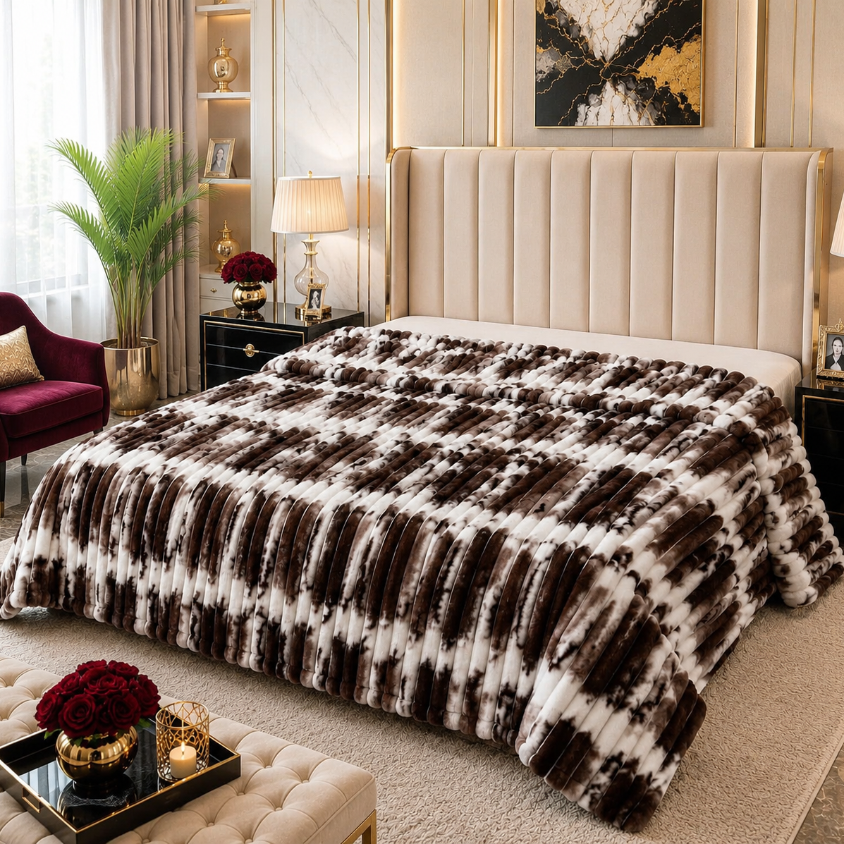 Premium Soft Puffy AC Blanket-king size