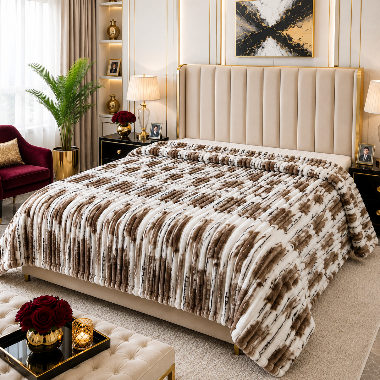 Premium Soft Puffy AC Blanket-king size