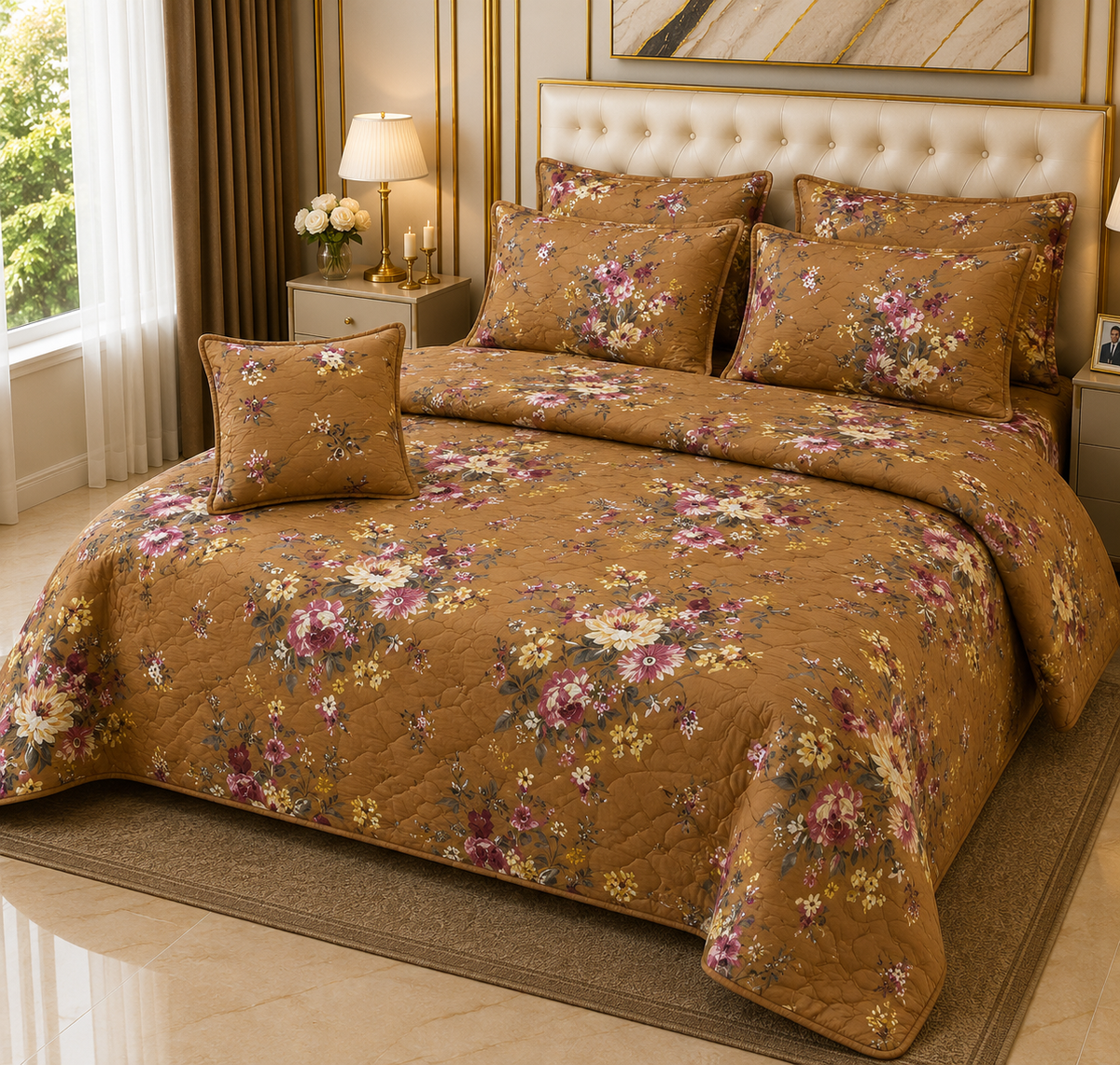 7pc comforter set king size export quality