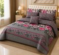 7-Piece Elegant Print Quilted Bed Set