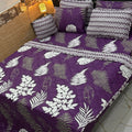 King Size 7-Piece Bed Set Quilted Double Sided
