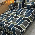 Quilted 7-Piece Comforter Set with Double Bedsheet
