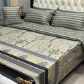 Luxury 7-Piece Comforter Set - King Size Quilted