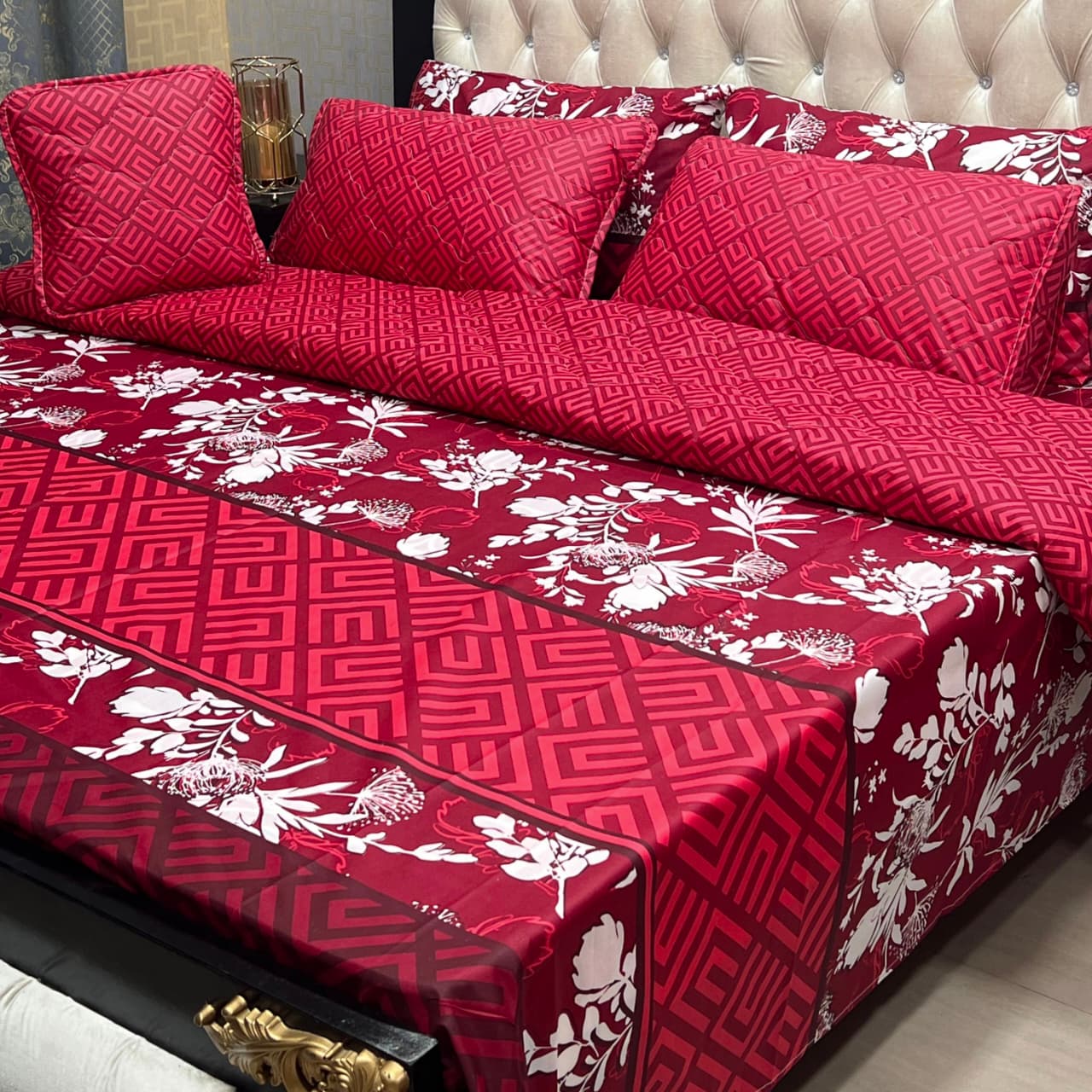 Bridal 7-Piece Quilted Comforter Set with Accessories