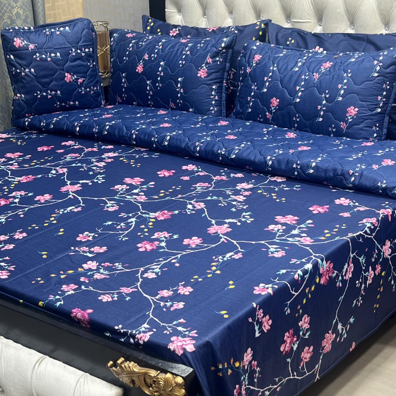 7-Piece Quilted Comforter Set Home Bedding