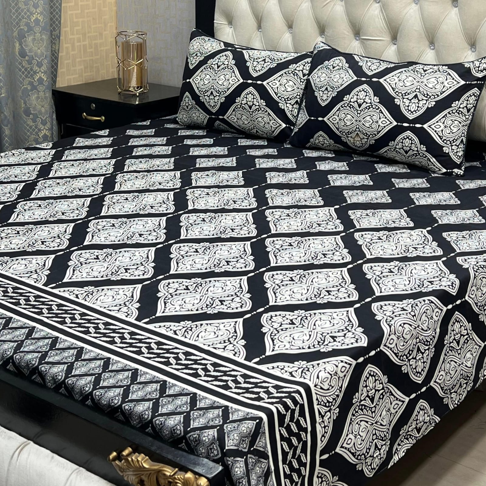 Affordable Premium quilty Bedsheet Set