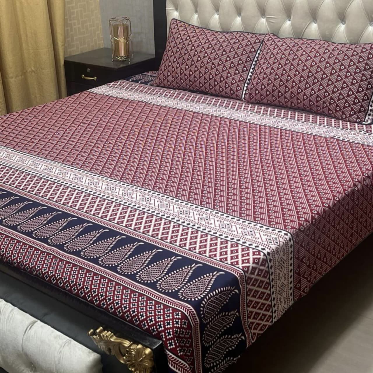 Royal Printed Bedding with Pillow Covers