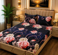 Soft 3pc fleece bedsheet-King size