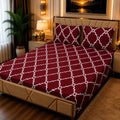 Soft 3pc fleece bedsheet-King size