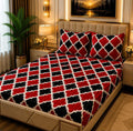 Soft 3pc fleece bedsheet-King size