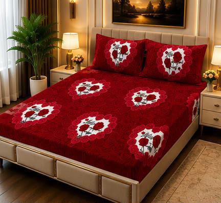 Soft 3pc fleece bedsheet-King size