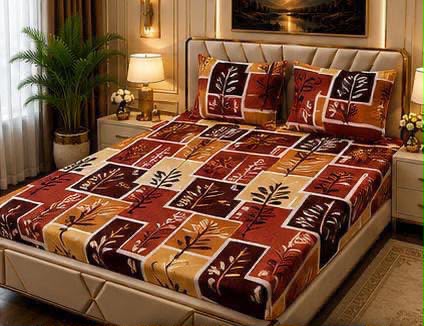 Soft 3pc fleece bedsheet-King size