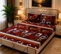 Soft 3pc fleece bedsheet-King size