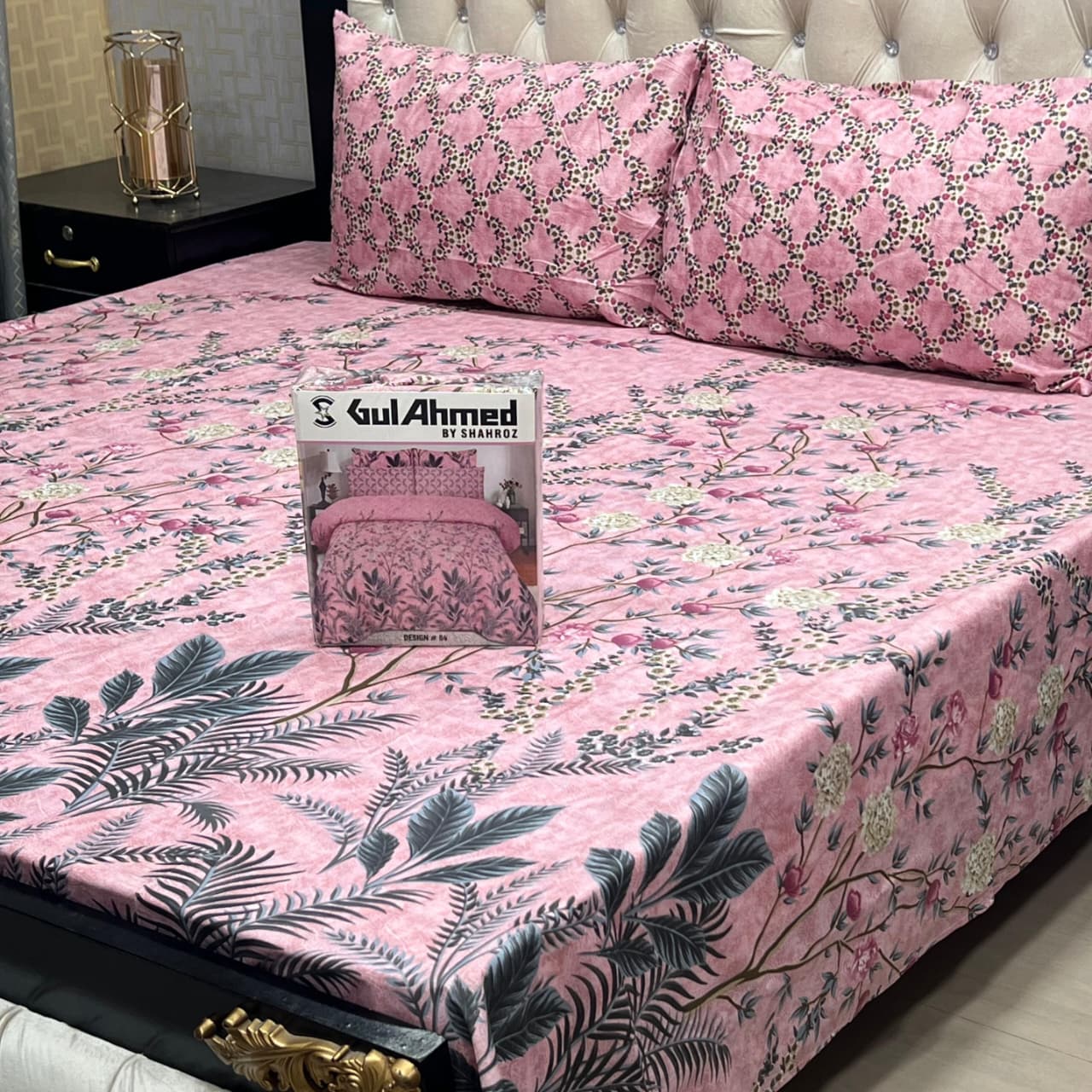 Cotton bedsheet with premuim packing-king size