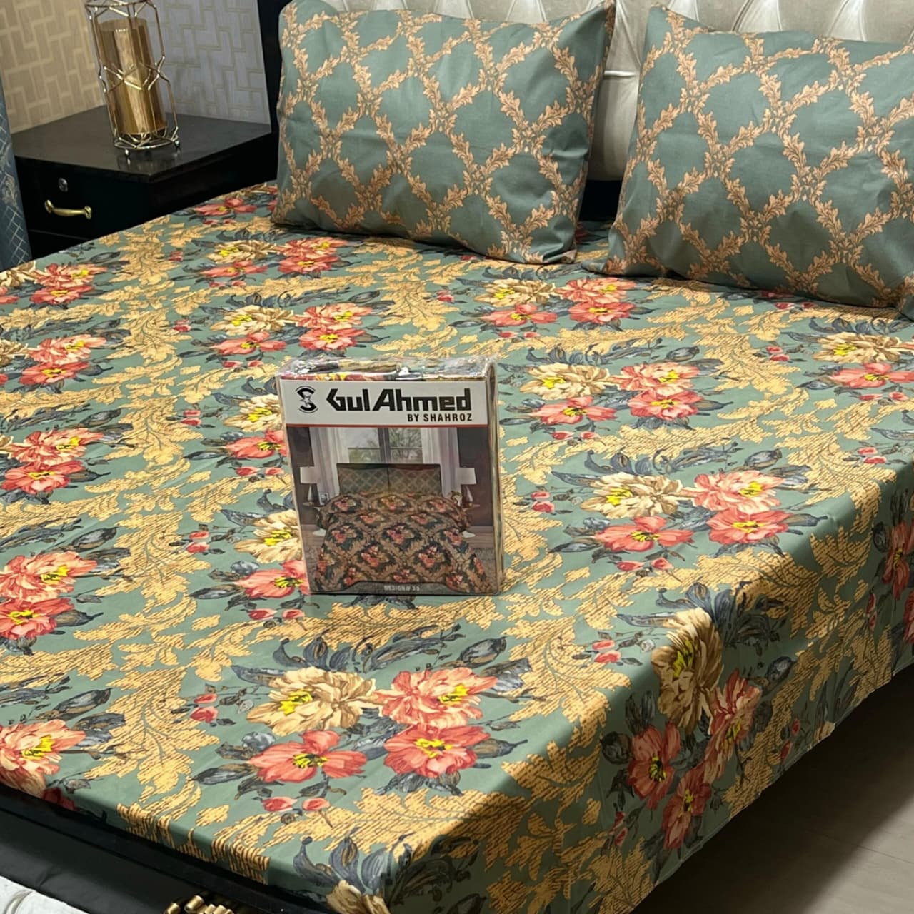 Cotton bedsheet with premuim packing-king size