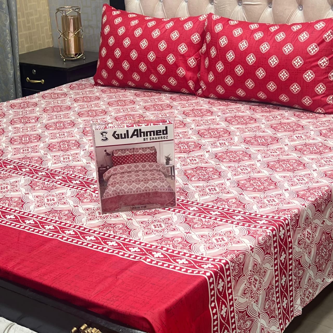Cotton bedsheet with premuim packing-king size
