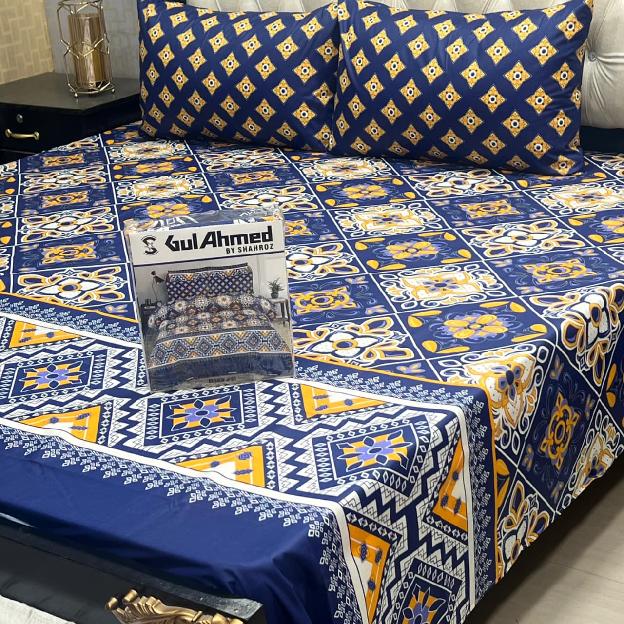 Cotton bedsheet with premuim packing-king size