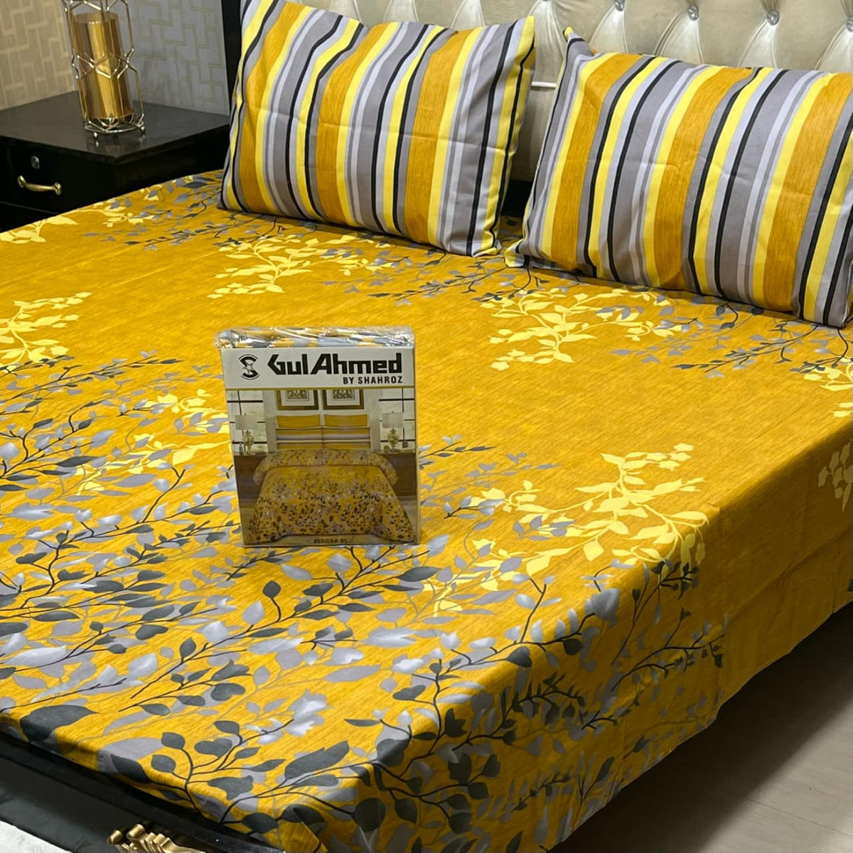 Cotton bedsheet with premuim packing-king size