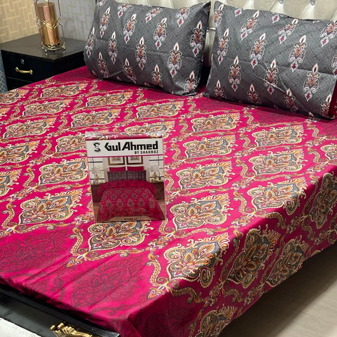 Cotton bedsheet with premuim packing-king size