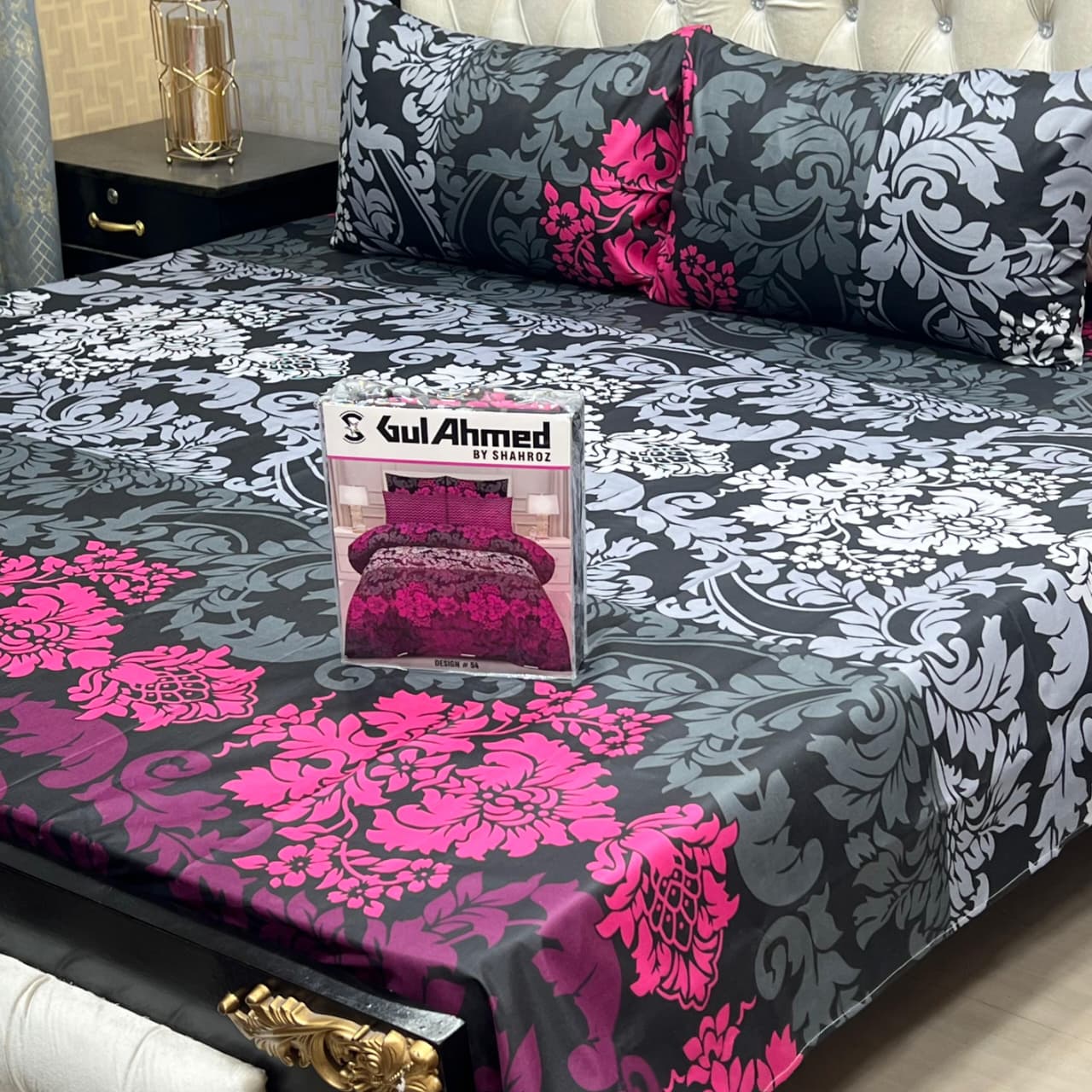 Cotton bedsheet with premuim packing-king size