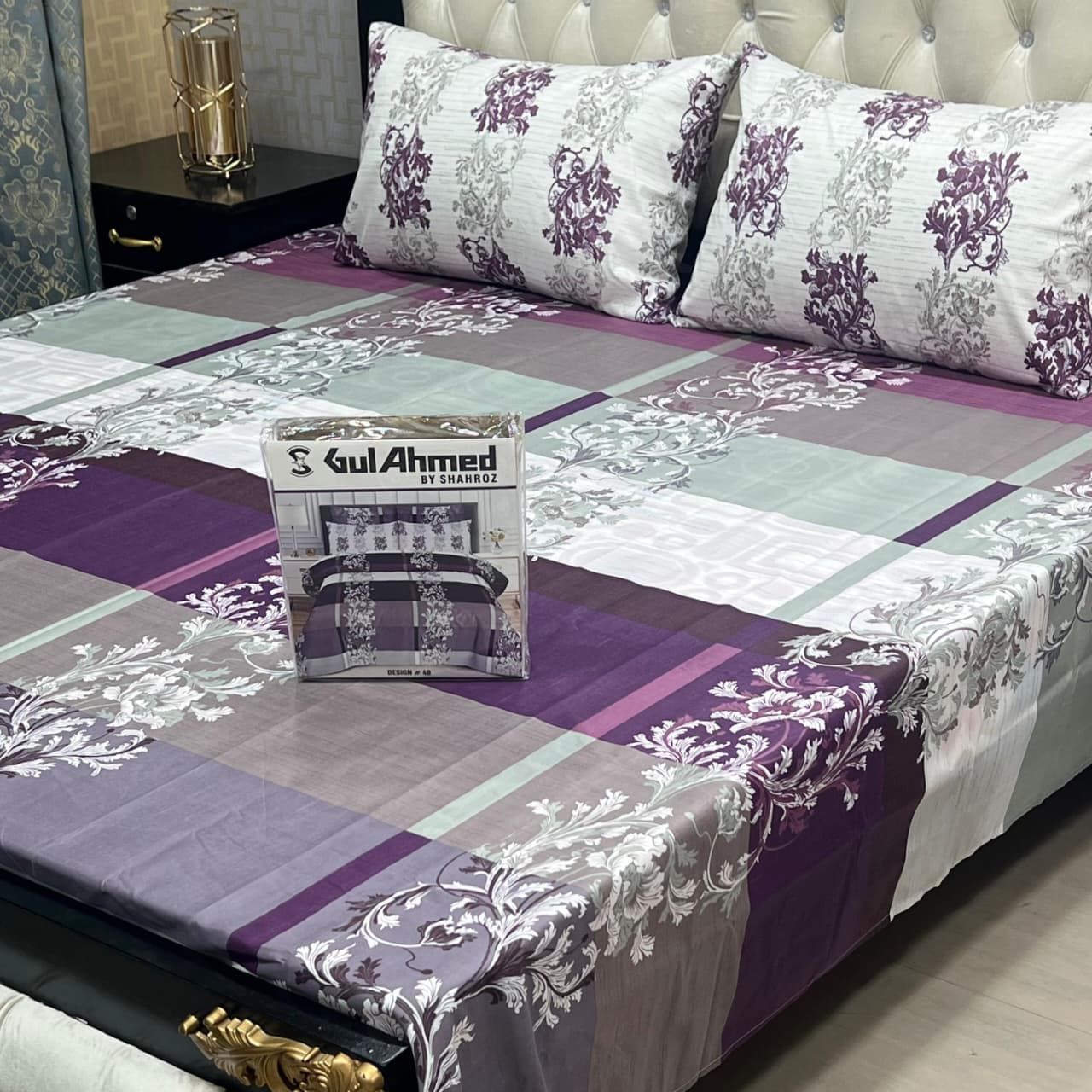 Cotton bedsheet with premuim packing-king size
