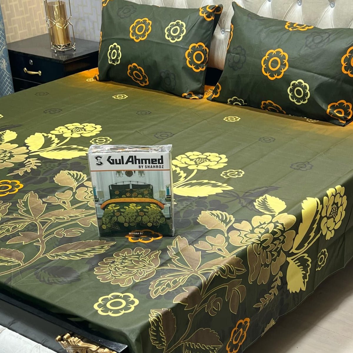 Cotton bedsheet with premuim packing-king size
