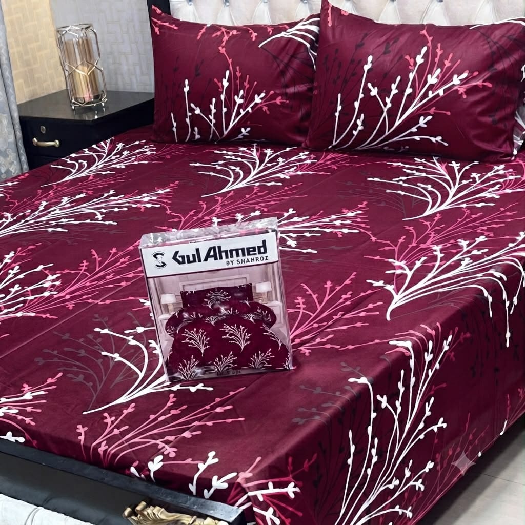 Cotton bedsheet with premuim packing-king size