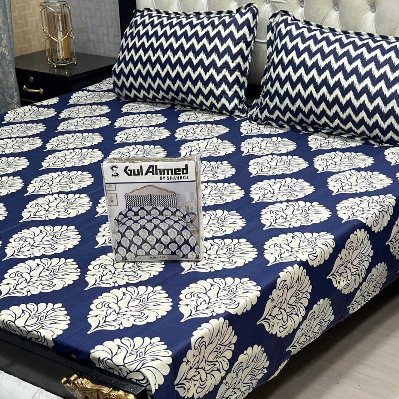 Cotton bedsheet with premuim packing-king size