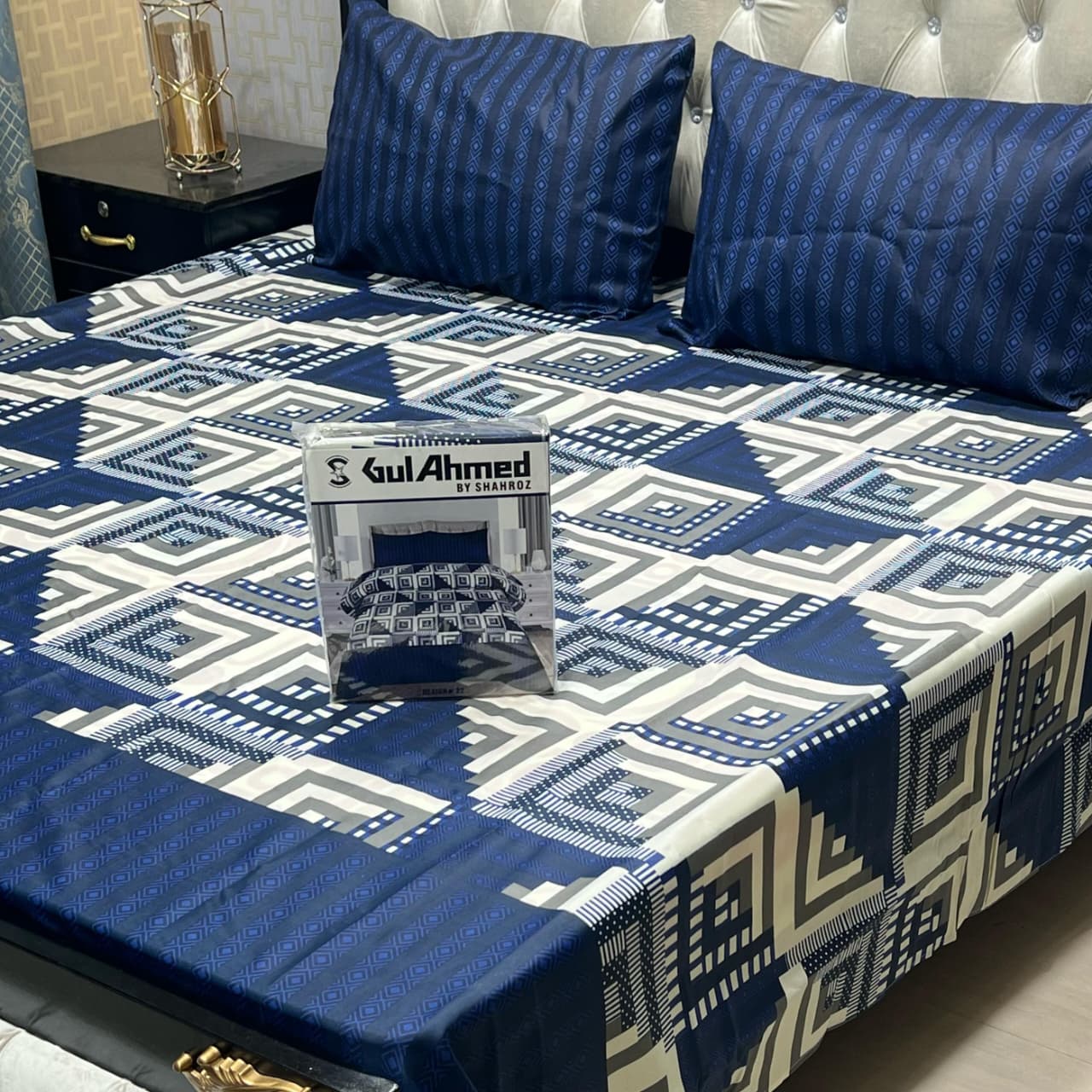 Cotton bedsheet with premuim packing-king size