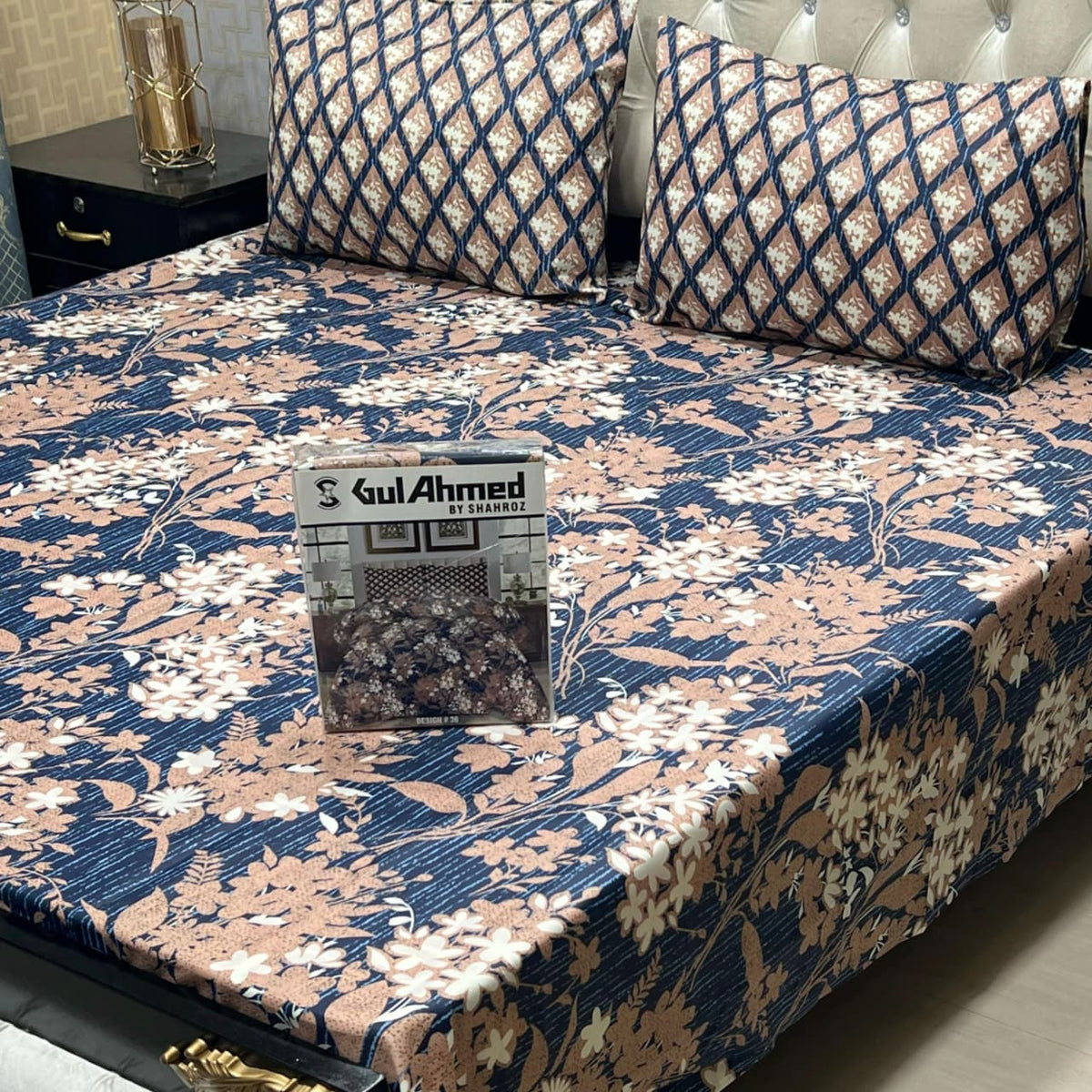 Cotton bedsheet with premuim packing-king size