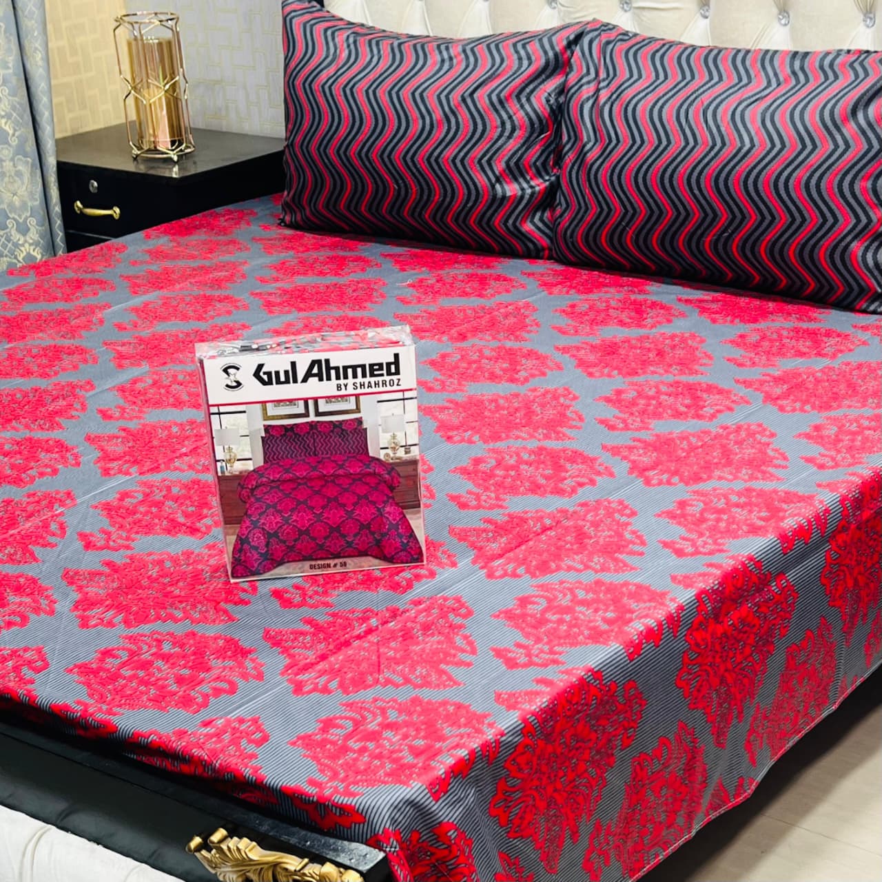 Cotton bedsheet with premuim packing-king size
