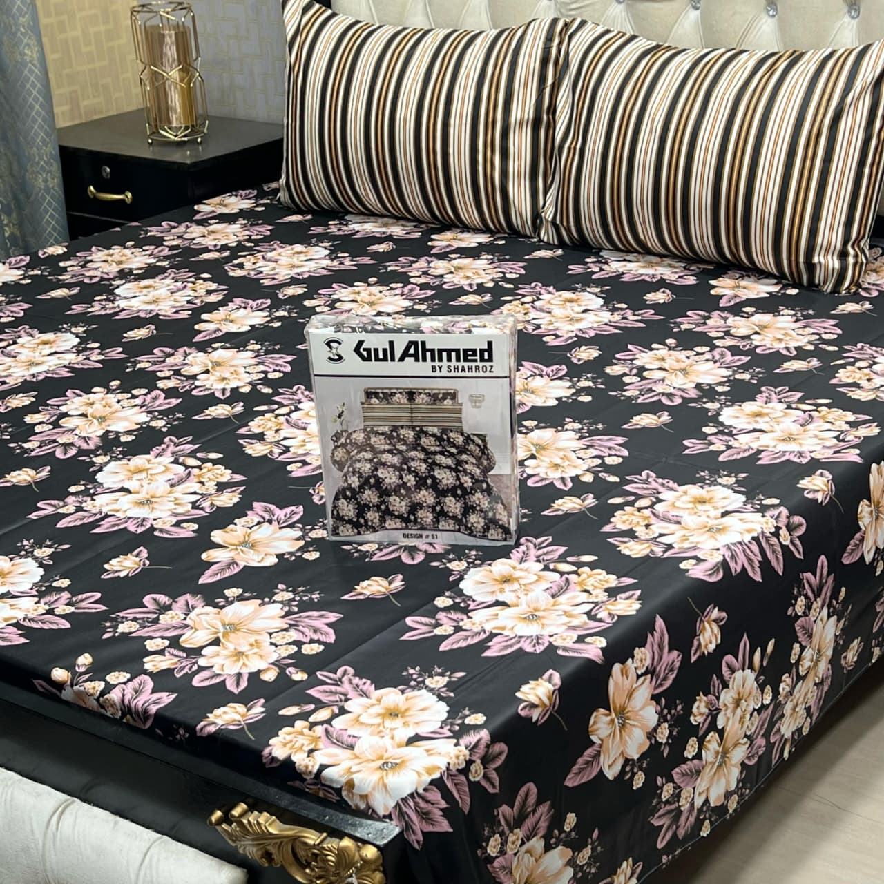 Cotton bedsheet with premuim packing-king size