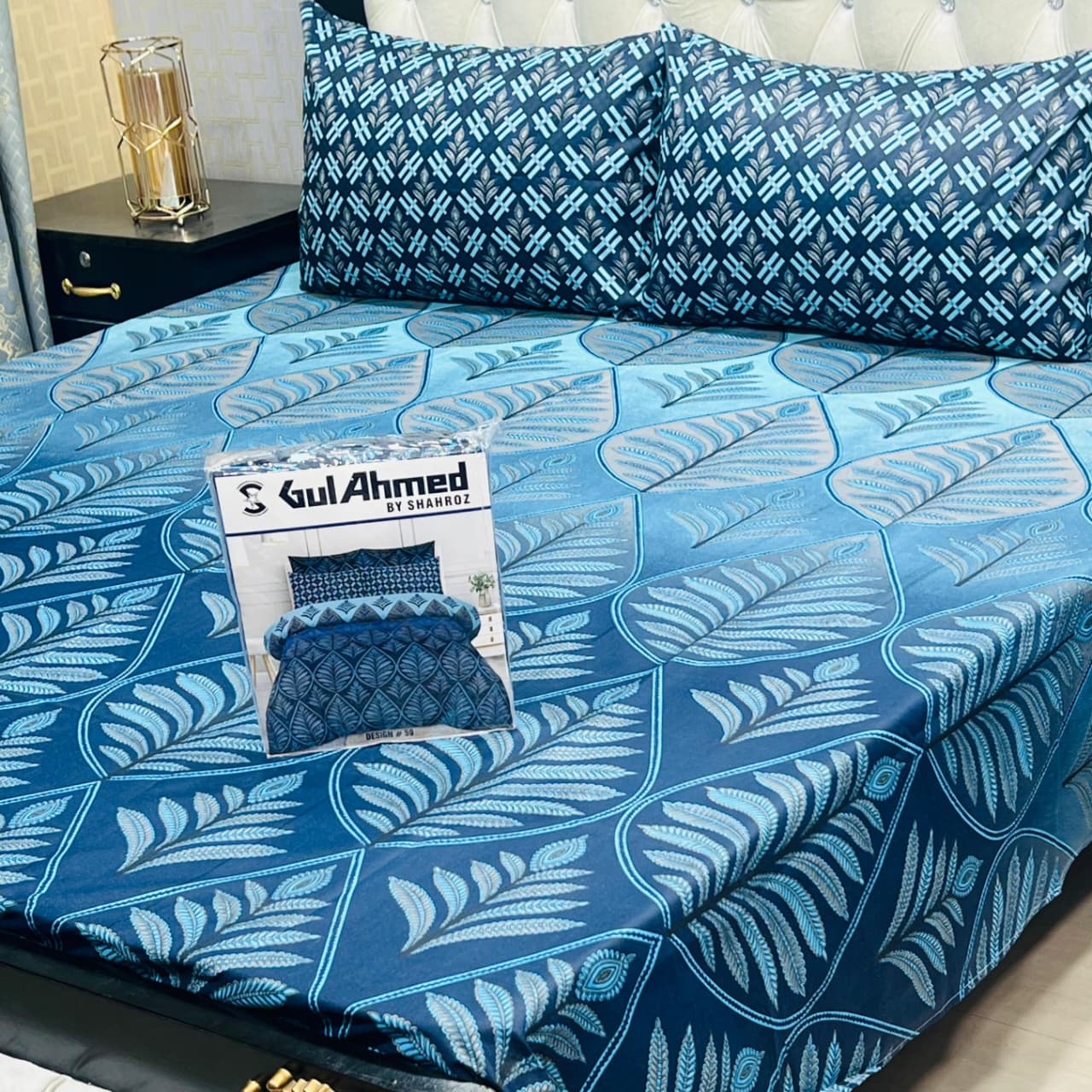 Cotton bedsheet with premuim packing-king size