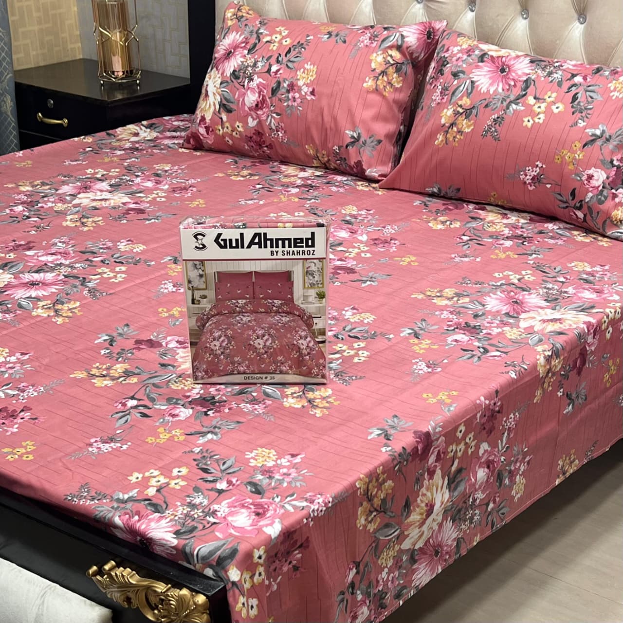 Cotton bedsheet with premuim packing-king size