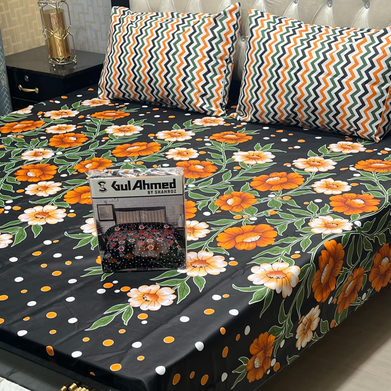 Cotton bedsheet with premuim packing-king size