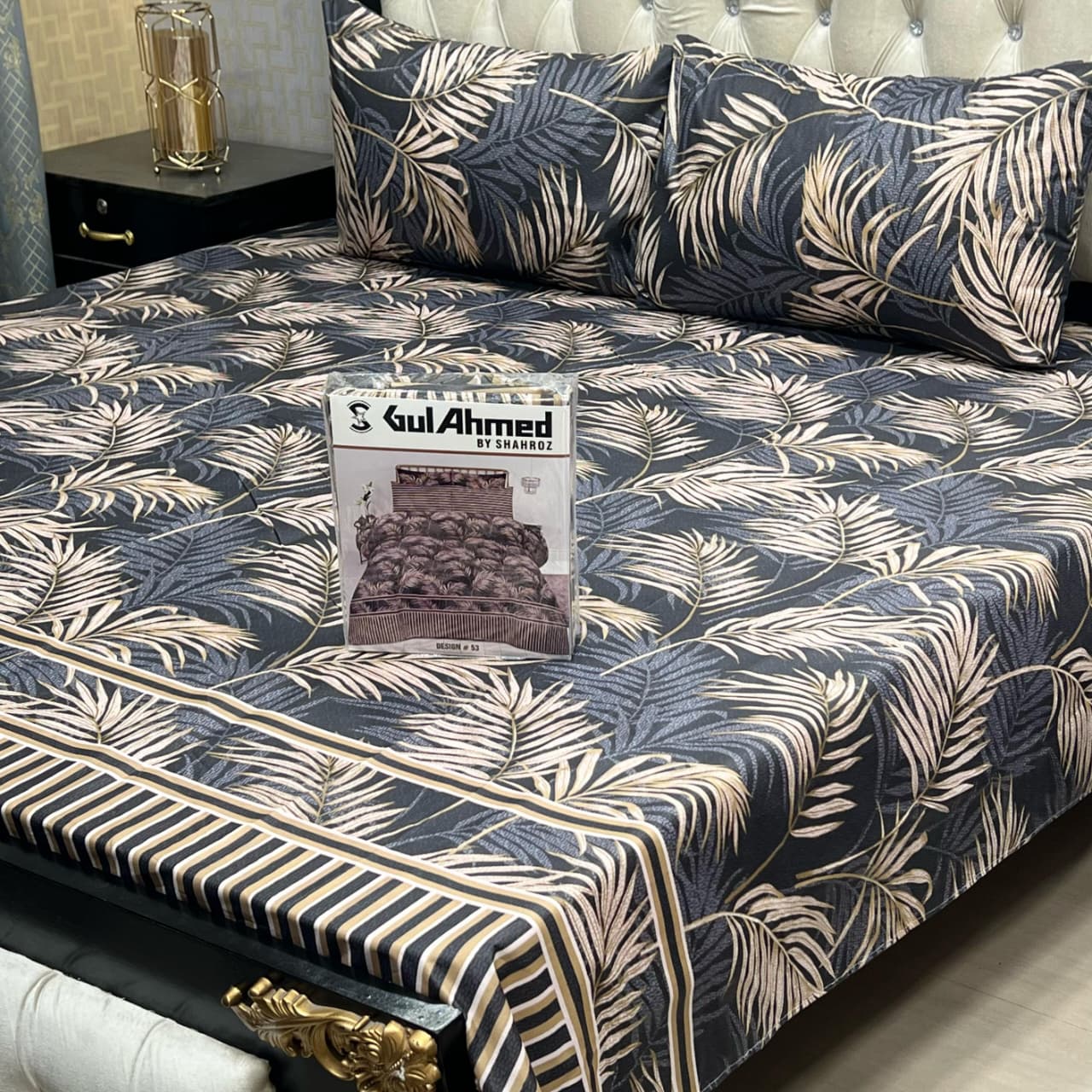 Cotton bedsheet with premuim packing-king size