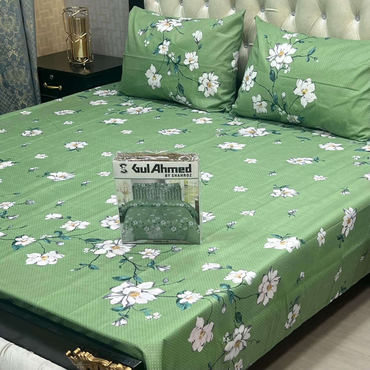 Cotton bedsheet with premuim packing-king size