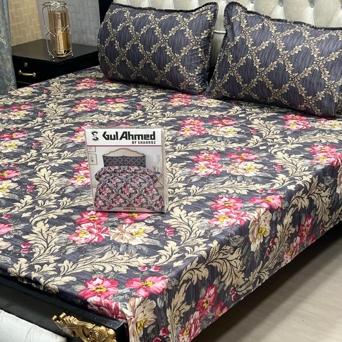 Cotton bedsheet with premuim packing-king size