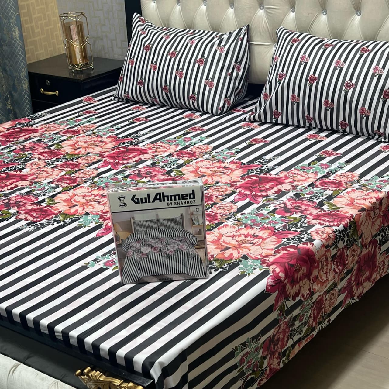 Cotton bedsheet with premuim packing-king size