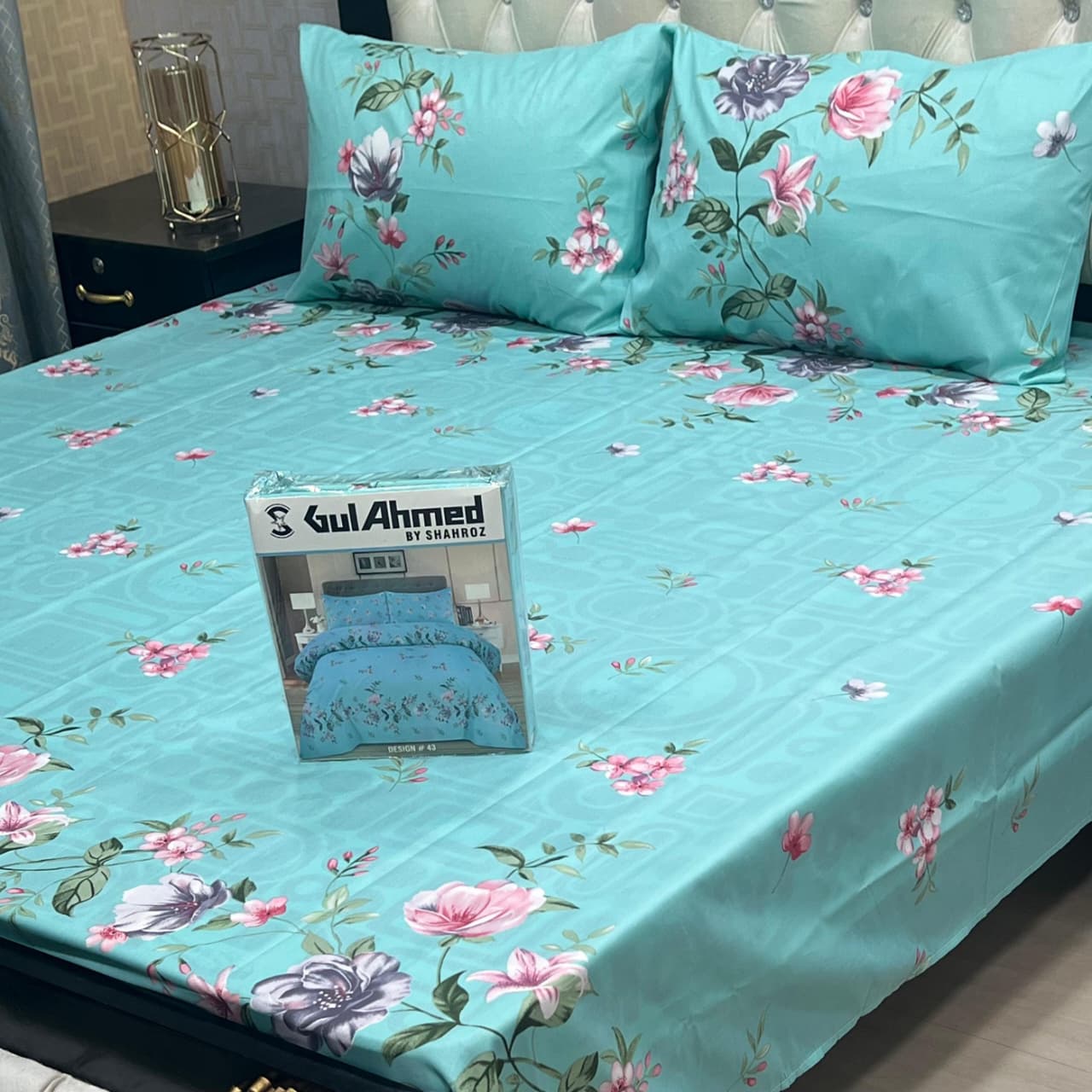 Cotton bedsheet with premuim packing-king size