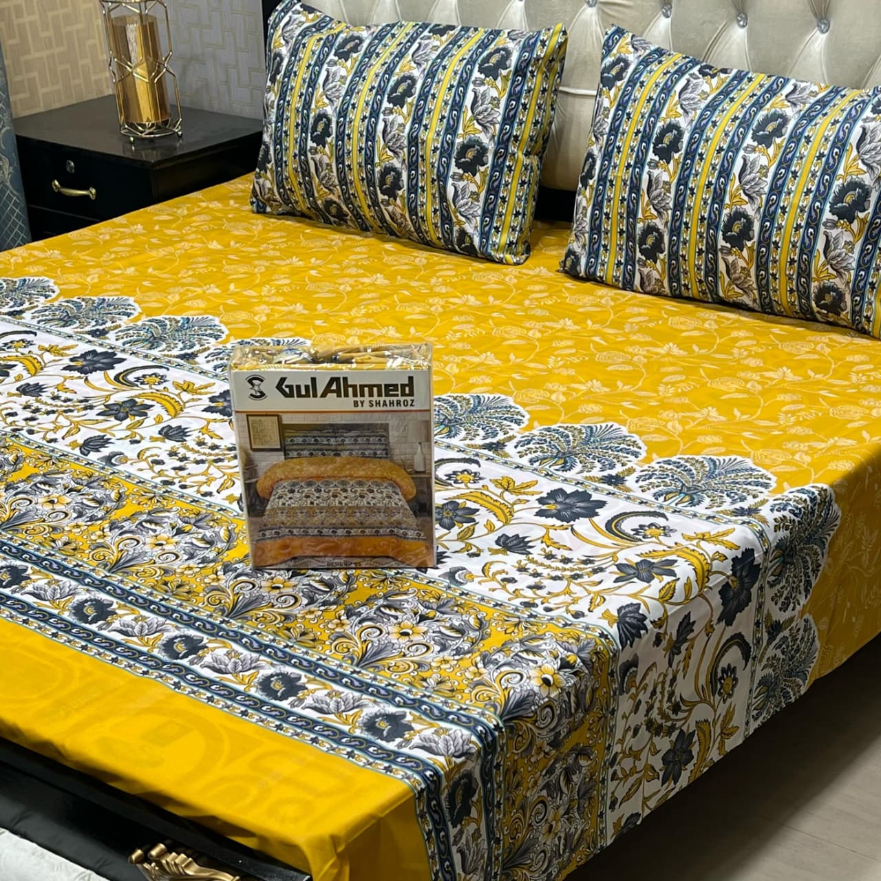 Cotton bedsheet with premuim packing-king size