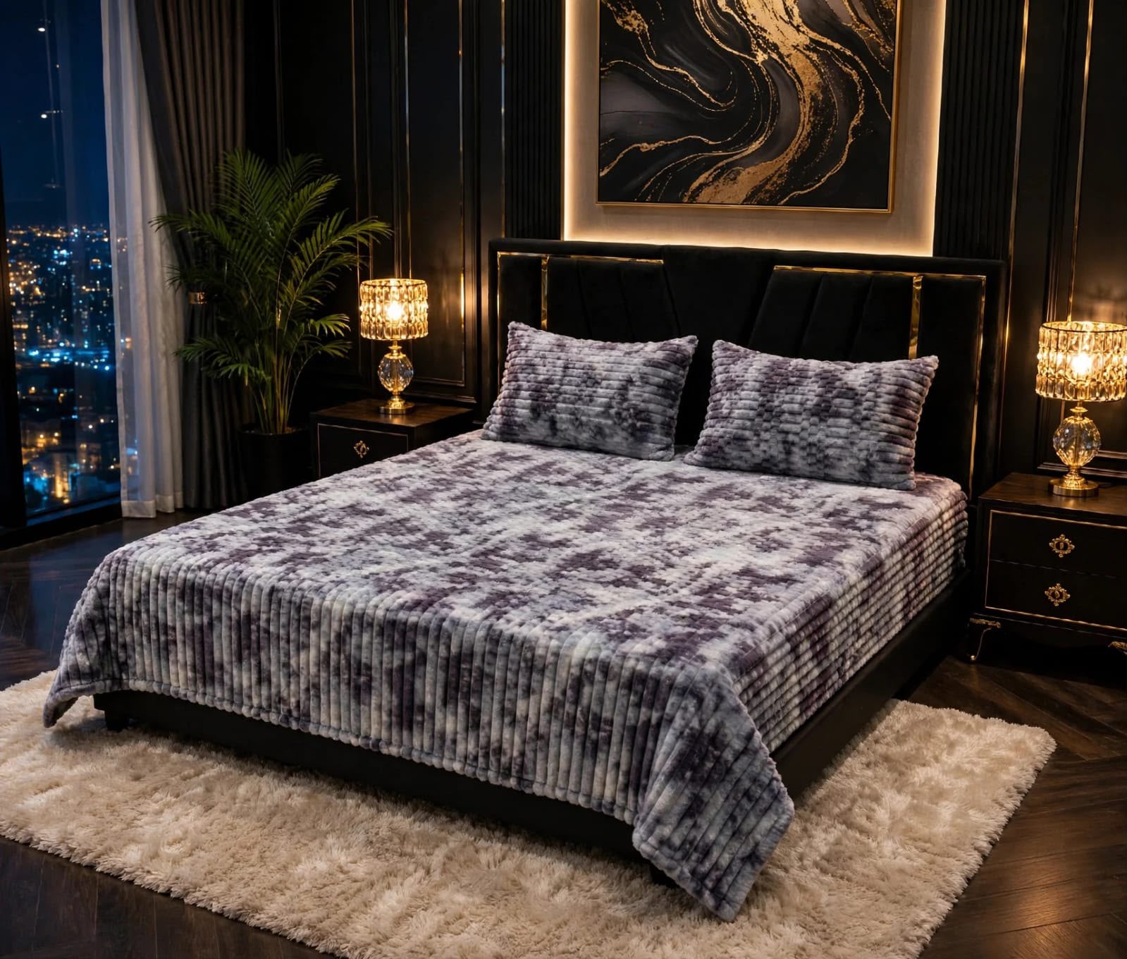 Premium Puffy Winter Bedsheet – King Size