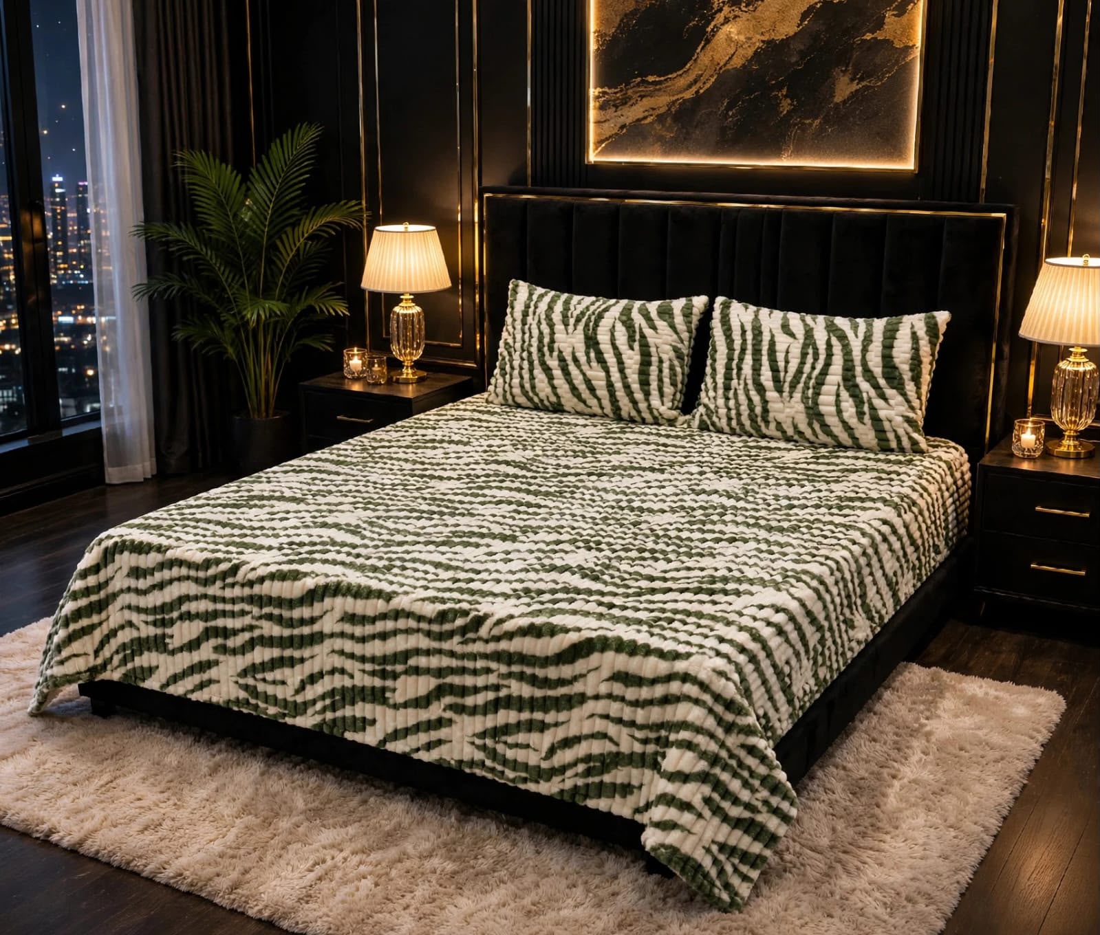 Premium Puffy Winter Bedsheet – King Size