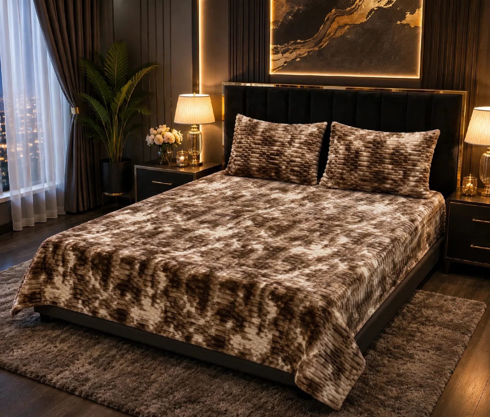 Premium Puffy Winter Bedsheet – King Size