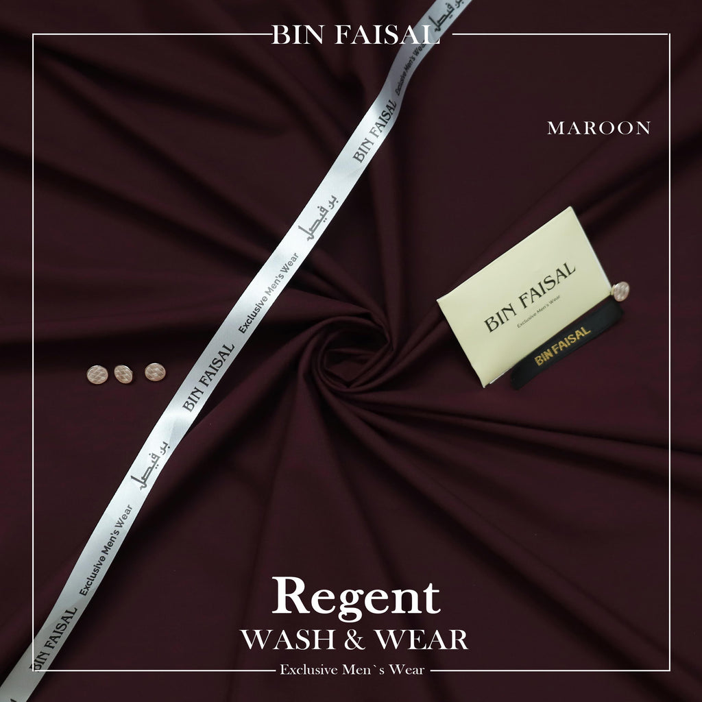 Bin Faisal  Premium Wash & Wear-MAROON