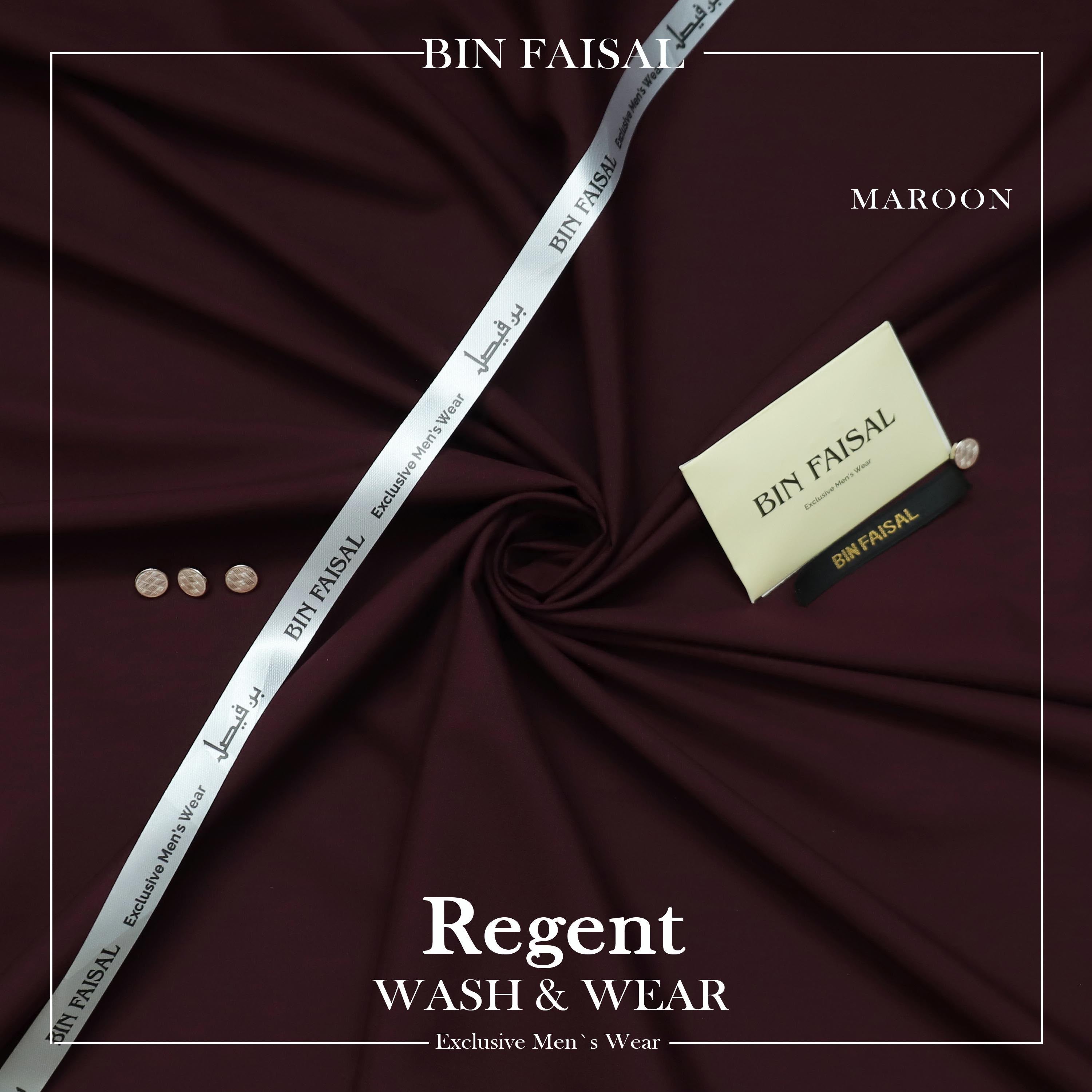 Bin Faisal  Premium Wash & Wear-MAROON