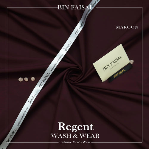 Bin Faisal  Premium Wash & Wear-MAROON