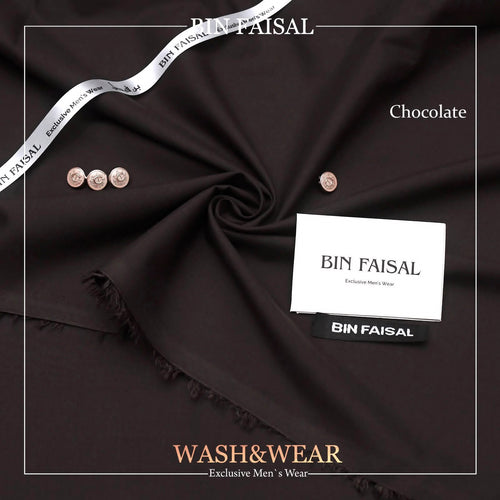 Bin Faisal  Premium Wash & Wear-CHOCOLATE