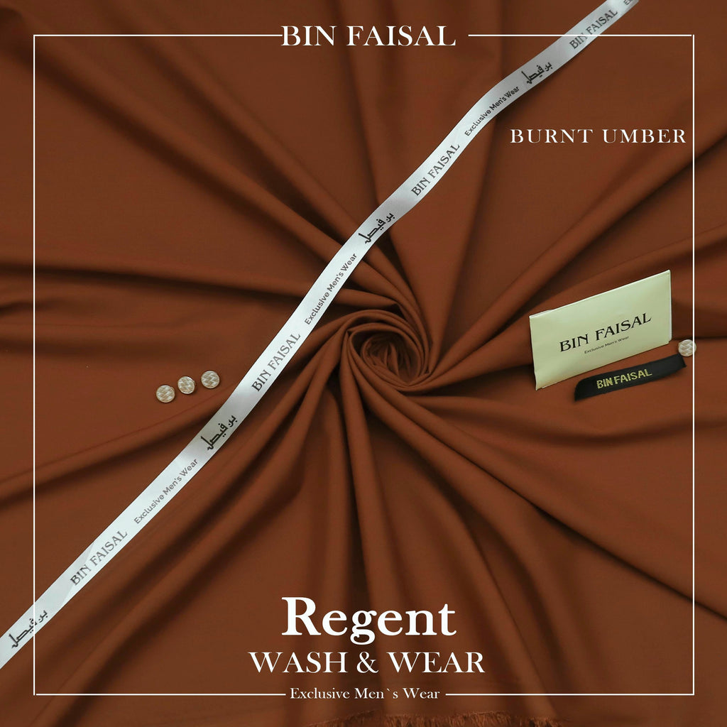 Bin Faisal  Premium Wash & Wear-UMBER BROWN