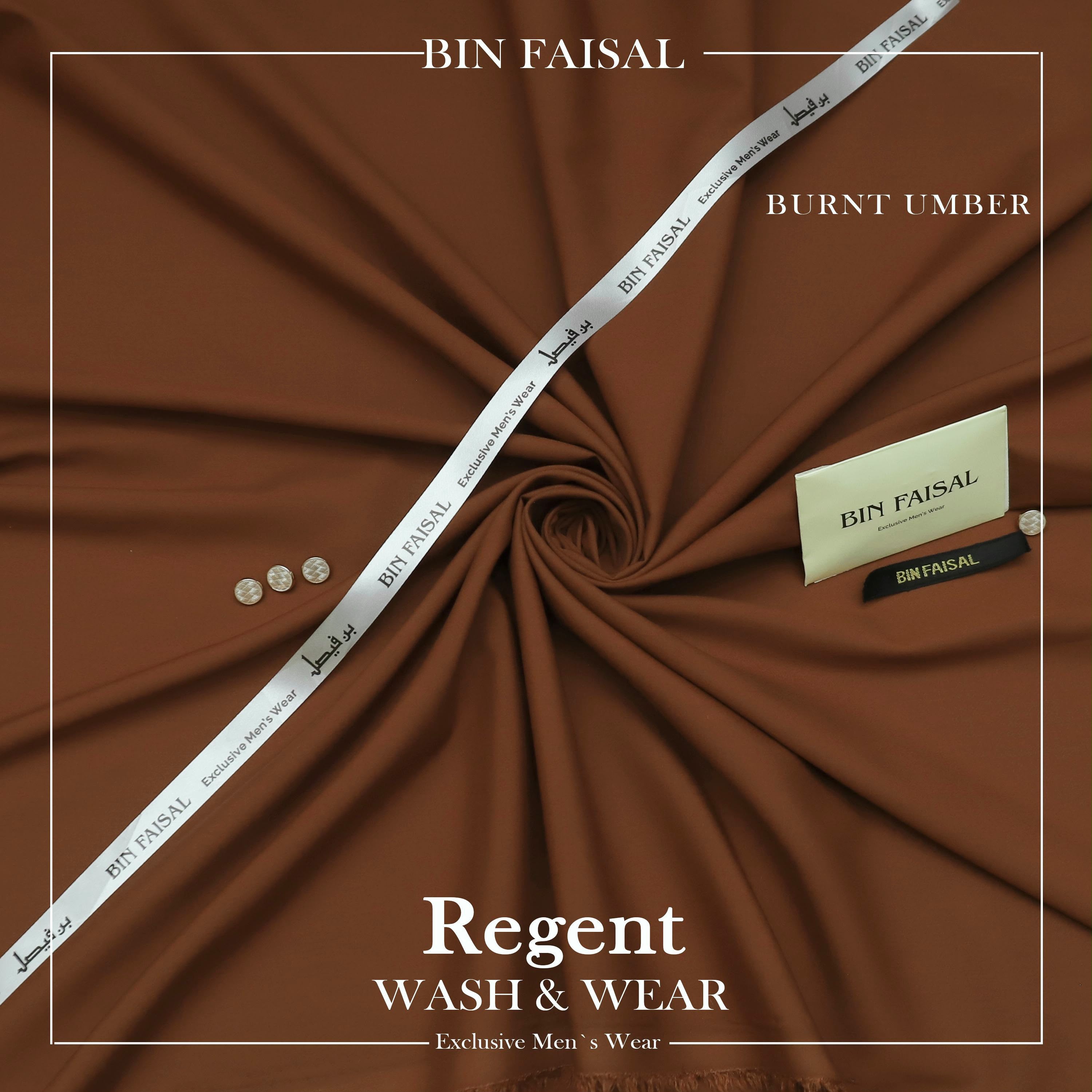 Bin Faisal  Premium Wash & Wear-UMBER BROWN